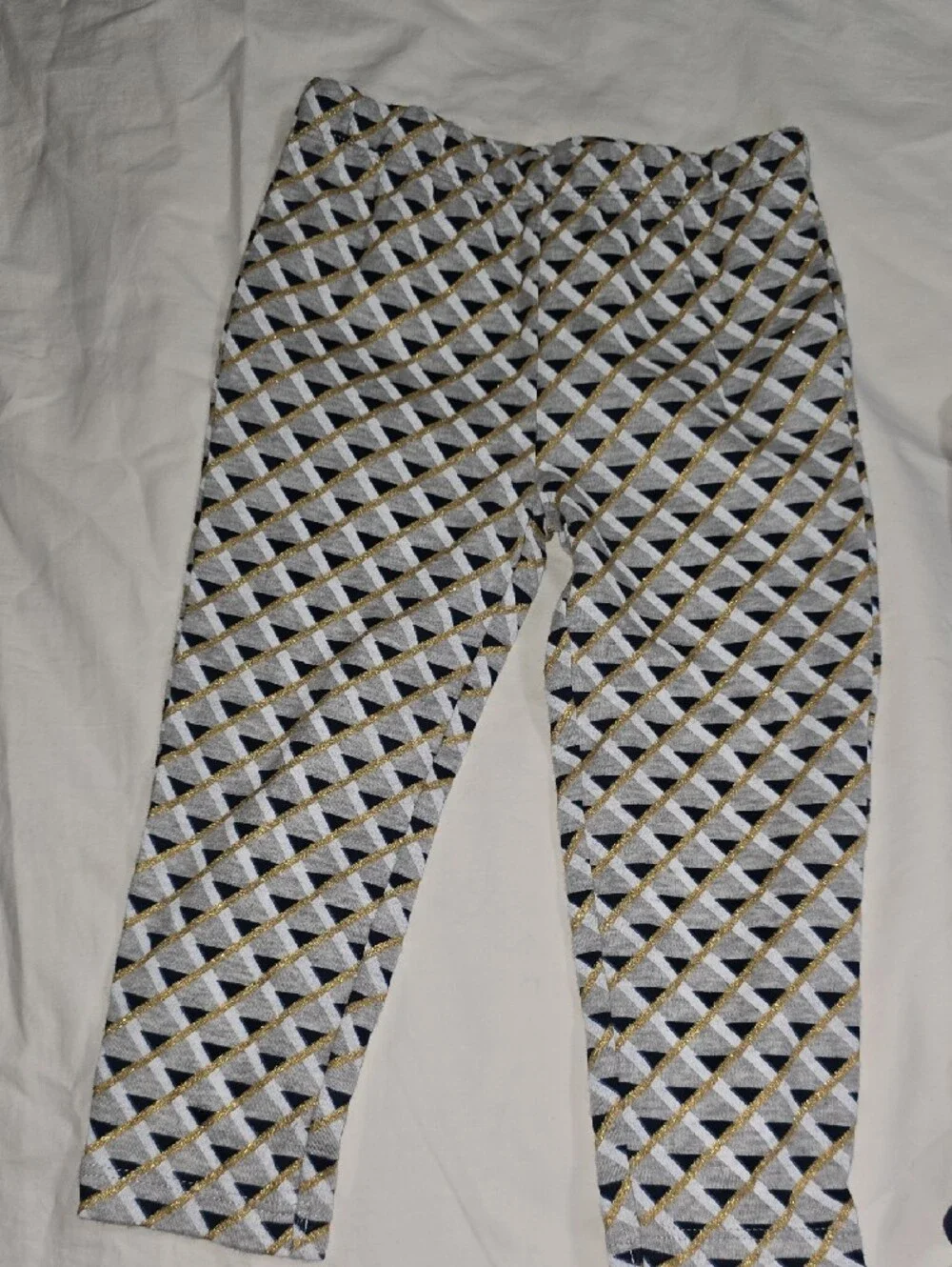 Carter's Navy and Gold 'Happy with Mommy & Daddy' Pajama Set